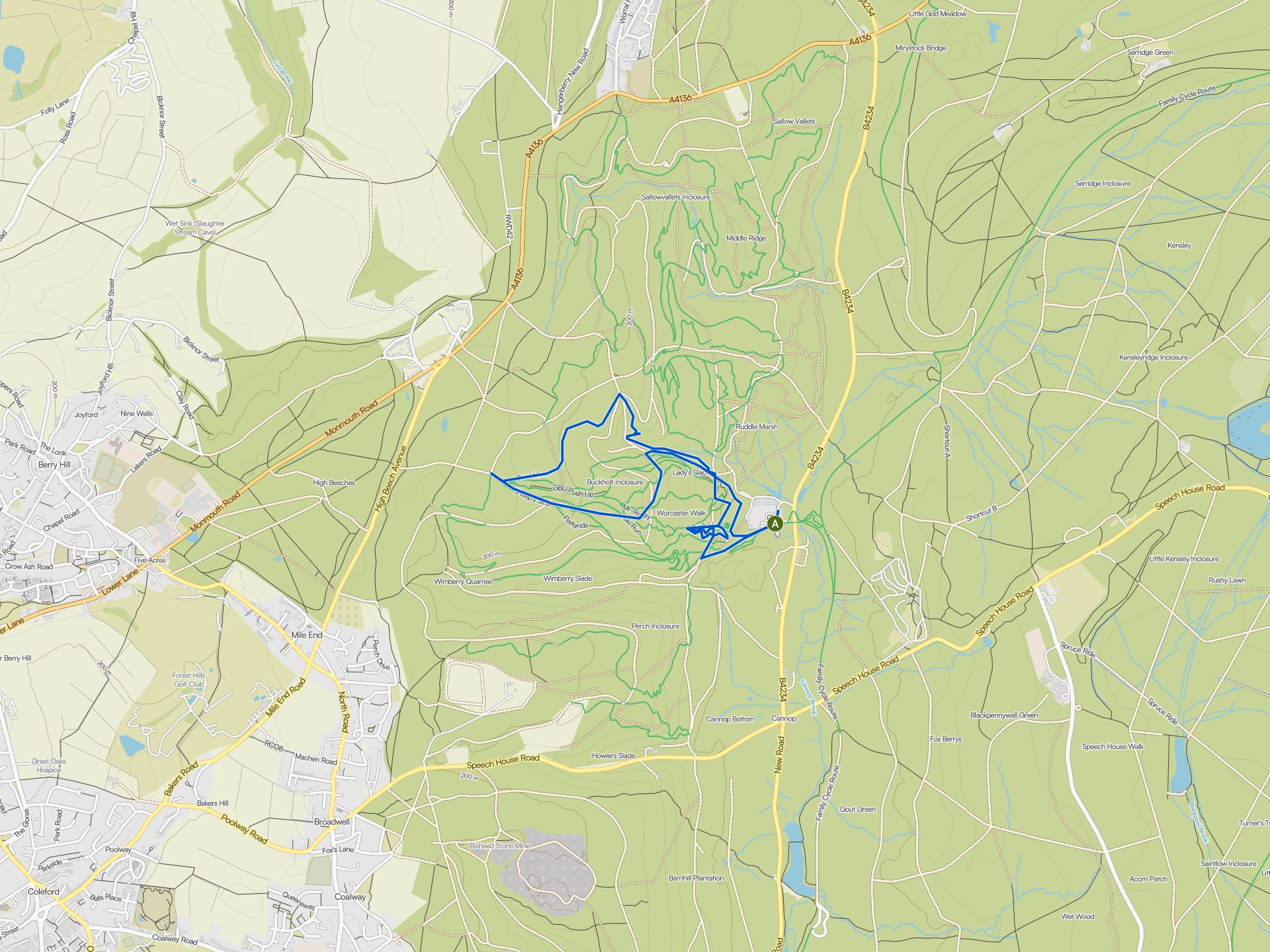 The best MTB trails around the Forest Of Dean | Komoot